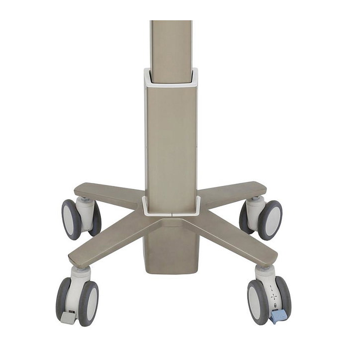 Ergotron C50-1100-0 CareFit Slim Medical Laptop Cart Soporte Carro para Portátil no Powered Altura Ajustable 614-1247 mm Gris
