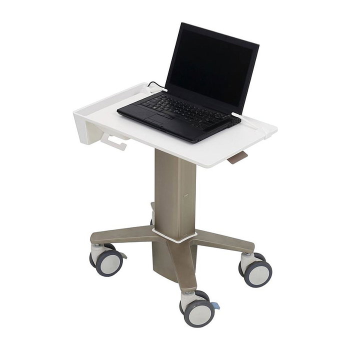 Ergotron C50-1100-0 CareFit Slim Medical Laptop Cart Soporte Carro para Portátil no Powered Altura Ajustable 614-1247 mm Gris