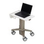 Ergotron C50-1100-0 CareFit Slim Medical Laptop Cart Soporte Carro para Portátil no Powered Altura Ajustable 614-1247 mm Gris