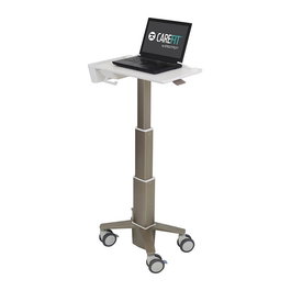 Ergotron C50-1100-0 CareFit Slim Medical Laptop Cart Soporte Carro para Portátil no Powered Altura Ajustable 614-1247 mm Gris