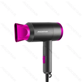 Aigostar Secador de pelo plegable de viaje 1800W negro