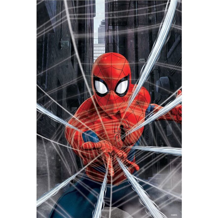 Prime 3d Puzzle Libro Lenticular 3D Marvel Spiderman 300 Piezas