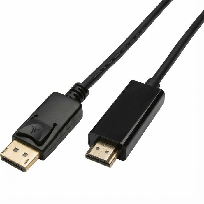 Captiva Cable DisplayPort a HDMI Negro 4K 60Hz HighSpeed 1m Captiva Cable DisplayPort a HDMI Negro 4K 60Hz HighSpeed 1m