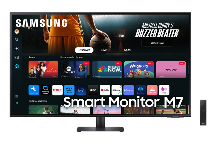 Samsung Smart Monitor M7 S43DM702UU 43 pulg. 4K UHD Negro Samsung Smart Monitor M7 S43DM702UU 43 pulg. 4K UHD Negro