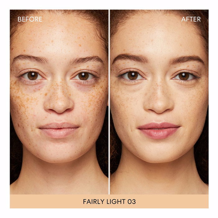 BareMinerals ORIGINAL Loose Mineral Foundation SPF 15 #03-fairly light - Polvos Sueltos, Cobertura Modulable, Acabado Natural, Vegano, Hipoalergénico, 8 g