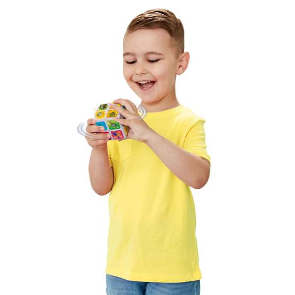 Vtech Cubo Mágico Dinoaventuras 80-573622, Juguete Educativo con 3 Modos de Juego y Dinosaurios para +4 Años