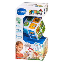 Vtech Cubo Mágico Dinoaventuras 80-573622, Juguete Educativo con 3 Modos de Juego y Dinosaurios para +4 Años