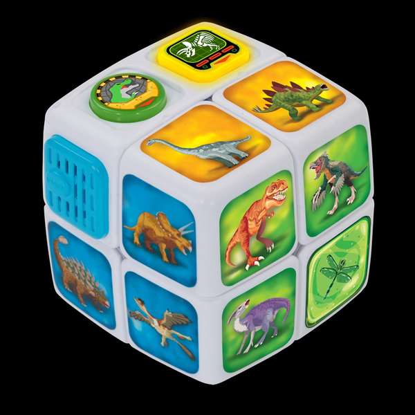 Vtech Cubo Mágico Dinoaventuras 80-573622, Juguete Educativo con 3 Modos de Juego y Dinosaurios para +4 Años