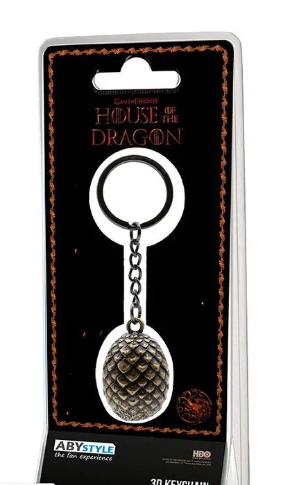 Abystyle Llavero de Metal House of the Dragon - Huevo de Dragón 3D Coleccionable