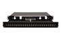 LogiLink Panel de parcheo de fibra óptica 19/1U tipo deslizante, negro, sin carga