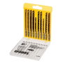 Dewalt Juego de 10 hojas de sierra de calar para madera DT2290 - QZ