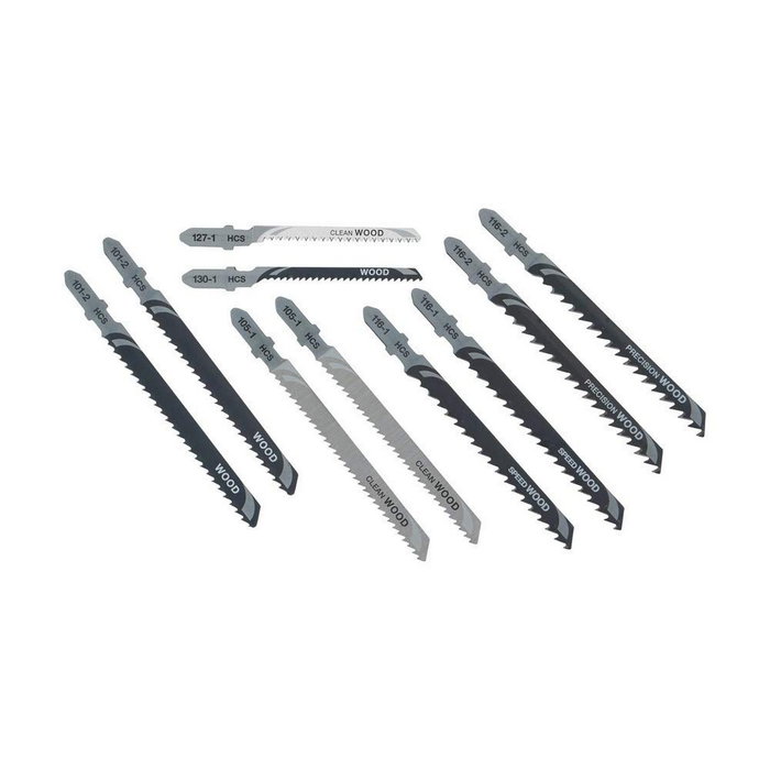Dewalt Juego de 10 hojas de sierra de calar para madera DT2290 - QZ