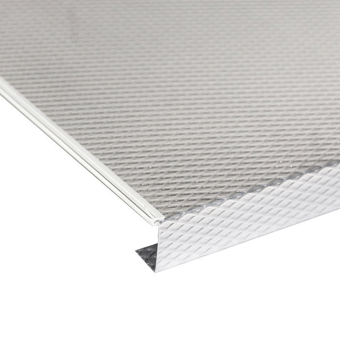 Emuca Protector de fondo para muebles de cocina, tablero 16mm, módulo 1.000mm, 968x580mm, Plástico y Aluminio, Aluminio natural