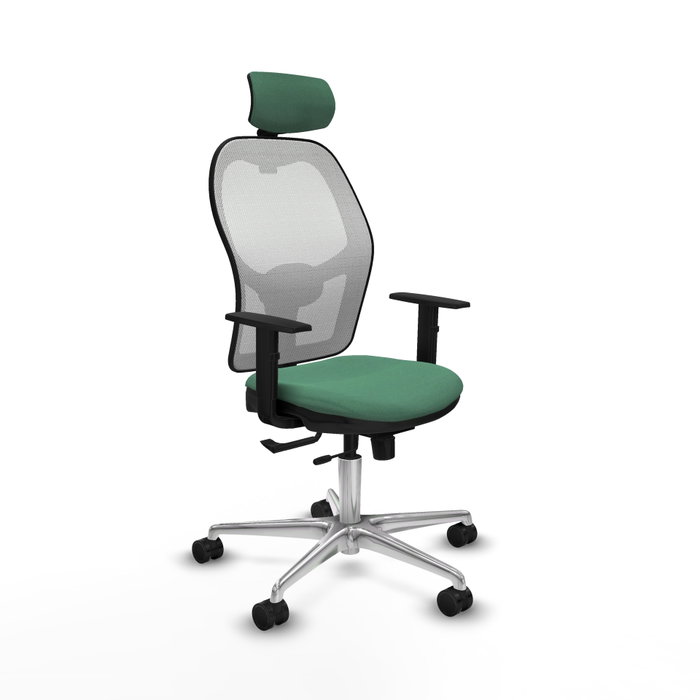 PIQUERAS Y CRESPO Silla de oficina Jorquera Verde esmeralda y Blanco PIQUERAS Y CRESPO Silla de oficina Jorquera Verde esmeralda y Blanco