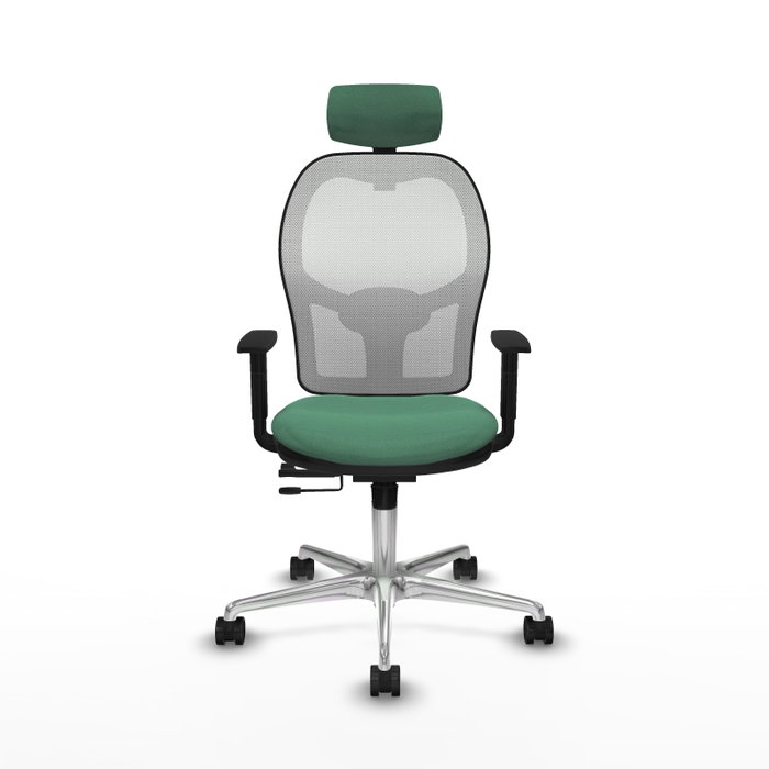 PIQUERAS Y CRESPO Silla de oficina Jorquera Verde esmeralda y Blanco PIQUERAS Y CRESPO Silla de oficina Jorquera Verde esmeralda y Blanco