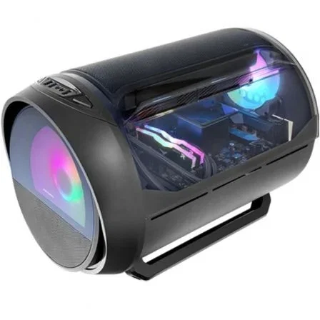 Mars Gaming Caja Gaming MC-CYLON Micro-ATX con Ventilador Frontal RGB 200mm y Ventana Panorámica Mars Gaming Caja Gaming MC-CYLON Micro-ATX con Ventilador Frontal RGB 200mm y Ventana Panorámica