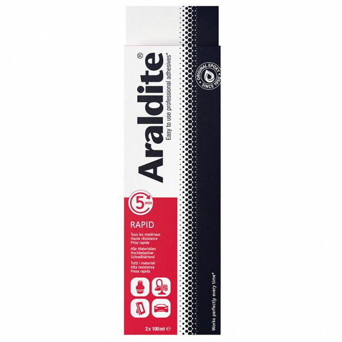 Cyanolit Araldite Rojo Raprid Adhesivo epoxi bicomponente 2 x 100 ml Cyanolit Araldite Rojo Raprid Adhesivo epoxi bicomponente 2 x 100 ml
