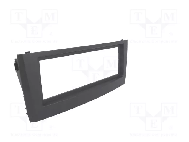 PER.PIC. Bastidor de montaje de radio 1 DIN negro para Fiat