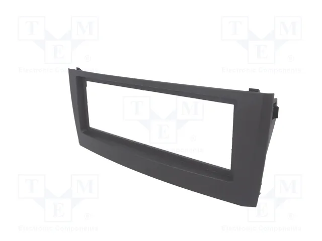 PER.PIC. Bastidor de montaje de radio 1 DIN negro para Fiat