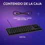 Logitech G515 TKL Teclado Gaming Mecánico Tenkeyless Negro USB con Switches GL Táctiles, Retroiluminación RGB LIGHTSYNC, Teclas PBT y Cable USB-C (Layout Español QWERTY)