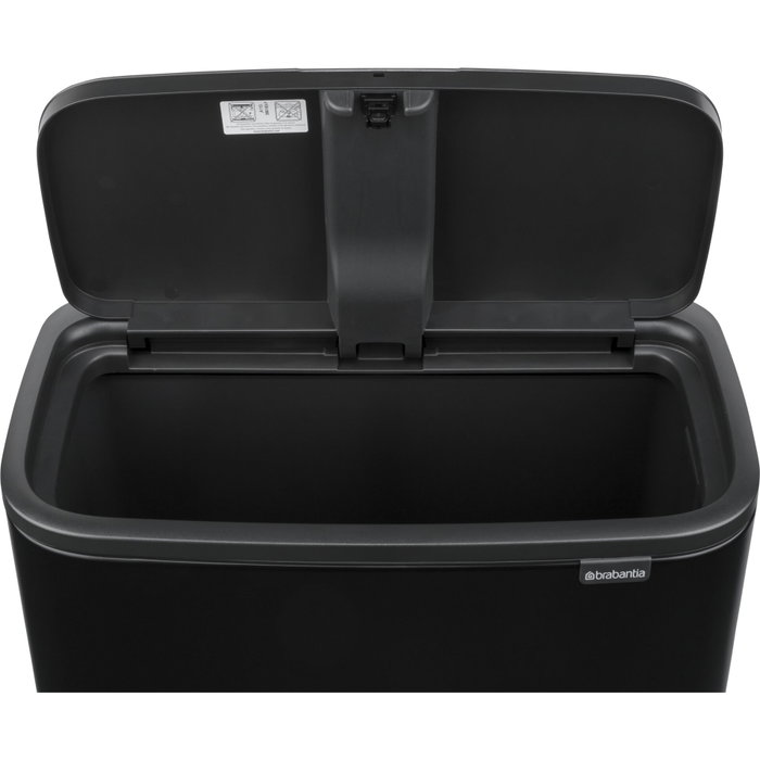Brabantia Bo Touch Bin 36 L, Negro