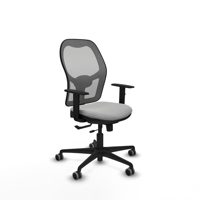 PIQUERAS Y CRESPO Silla de oficina Jorquera Gris claro con mecanismo Sincro/Traslack PIQUERAS Y CRESPO Silla de oficina Jorquera Gris claro con mecanismo Sincro/Traslack