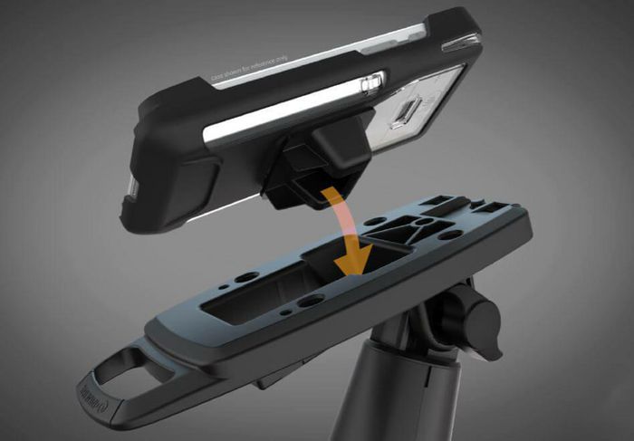 Havis Adaptador, Negro, para Terminales de Pago en Comercio y Hostelería