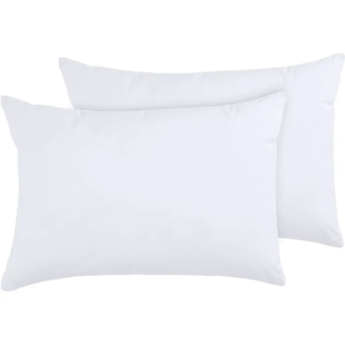 DODO THE AUTHENTIC Juego de 2 Almohadas Medianas 50 x 70 cm Blancas DODO THE AUTHENTIC Juego de 2 Almohadas Medianas 50 x 70 cm Blancas