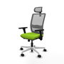 PIQUERAS Y CRESPO Silla de oficina Haches Sincro/Traslack Pistacho y Gris