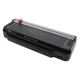 Olympia Combo de Plastificadora y Cortador de Papel A245 Negro