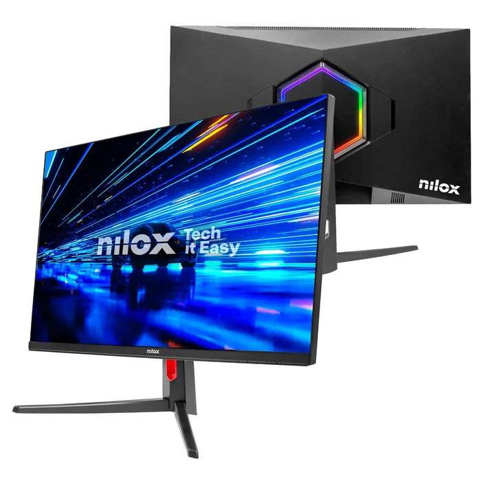 Nilox NXM27CV2K2001 Monitor Curvo 27" 2K 2560x1440 VA 200Hz 1ms 250cd/m² VESA 100x100 HDMI DP
