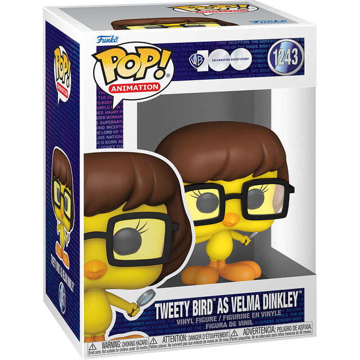 FUNKO Figura POP Looney Tunes Tweety Bird as Velma Dinkley FUNKO Figura POP Looney Tunes Tweety Bird as Velma Dinkley
