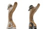 DKD Home Decor Figura de Pato Marinero en Bambú, Set de 4 piezas
