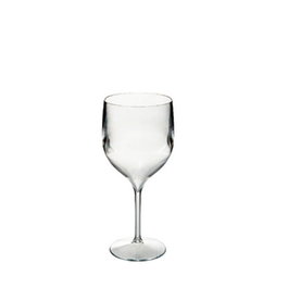 Roltex Privilegio Copa de Vino, Policarbonato, 35 cl, 19.5 cm de Alto, Transparente y Resistente (Set de 50)