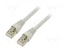 TELEGÄRTNER Patch cord Cat 6a S/FTP 3m gris