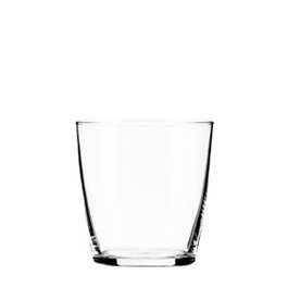 Summa Bilbo Vaso de Vidrio Templado, 23 cl, Diámetro 84 mm, Alto 65 mm, Borde Grueso (Set de 12)