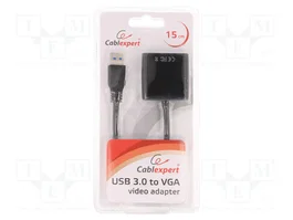 GEMBIRD Adaptador USB 3.0 a VGA Full HD 1080p Negro