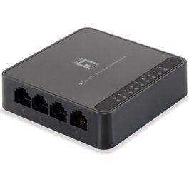 LevelOne FEU-0812 - Switch de Sobremesa 8 Puertos 10/100 Mbps, Plug & Play, con MDI/MDIX Automático