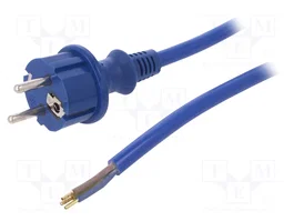 PLASTROL Cable de alimentación H07RN-F 3x1,5mm² 3m con enchufe CEE 7/7