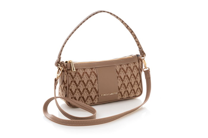Vince Camuto Bolso Bandolera Visón de Polipiel 25x7x14 cm
