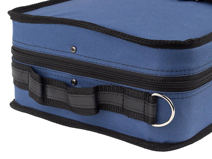 Estuche Violín 4/4 Leonardo Rectan. Espuma Azul