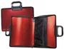 Liderpapel Cartera Portadocumentos Roja con Asa y Cremallera 400x45x300 mm