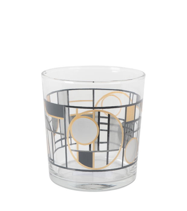 LAV Set 4 Vasos Pinta 340Cc Abstrac Bodega (6 Cajas)