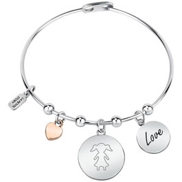La Petite Story Pulsera Bangle Family LPS05ASF26 Gris