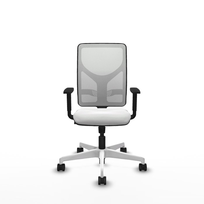 PIQUERAS Y CRESPO Silla de oficina Motilla con mecanismo Sincro, Blanco PIQUERAS Y CRESPO Silla de oficina Motilla con mecanismo Sincro, Blanco
