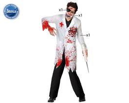 Disfraz para Adultos Th3 Party Blanco Asesino (3 Piezas)