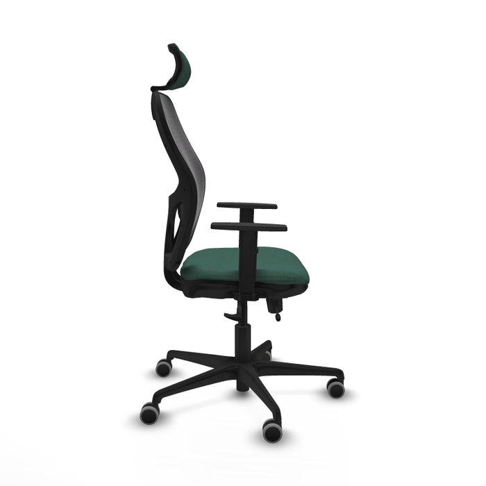 PIQUERAS Y CRESPO Silla de oficina Jorquera con Mecanismo Sincro/Traslack, Verde botella y Negro PIQUERAS Y CRESPO Silla de oficina Jorquera con Mecanismo Sincro/Traslack, Verde botella y Negro