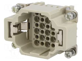 HARTING Han® DD plantilla de contacto macho 24 pines