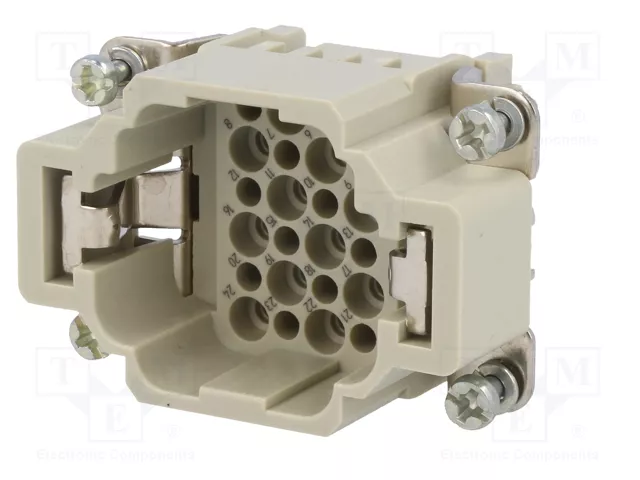 HARTING Han® DD plantilla de contacto macho 24 pines