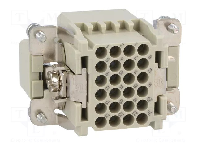 HARTING Han® DD plantilla de contacto macho 24 pines